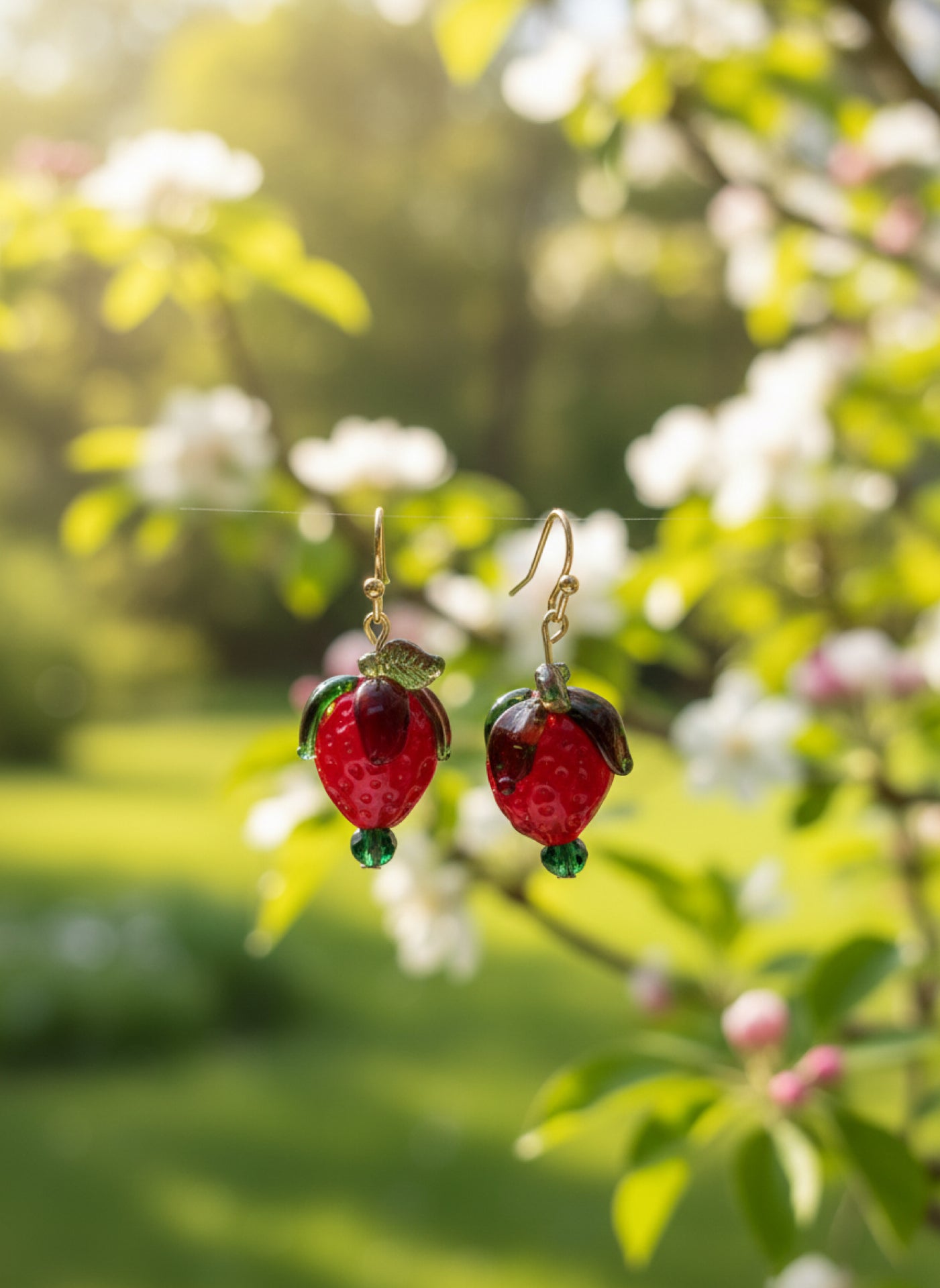 Strawberry earrings